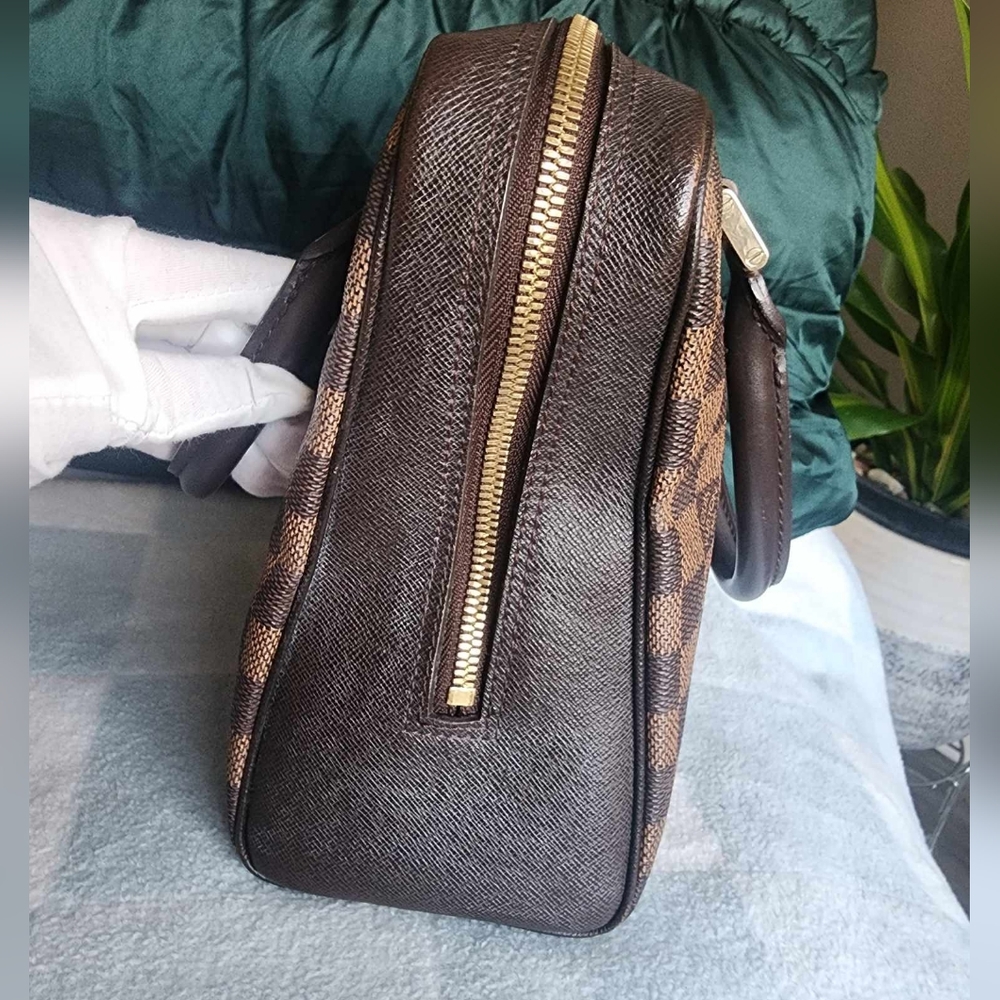 Louis Vuitton Brown Checkered Satchel - Picture 5 of 12
